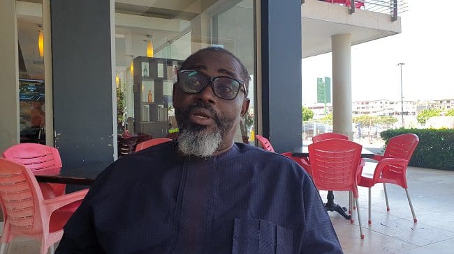 Caught between legality and diplomacy: Pathetic story of Nigerian traders in Ghana 9 Chukuwuemeka Nnaji President Nigerian Union of Traders in Ghana. Photo Credit Olugbenga Adanikin