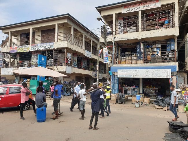 Caught between legality and diplomacy: Pathetic story of Nigerian traders in Ghana 8 Stalls at the popular Abusiokahi Market Accra Ghana