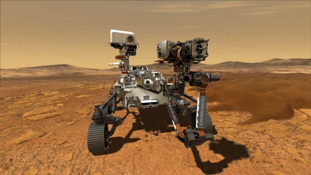 NASA's astrobiology rover Perseverance makes historic Mars landing 8 PIA23764 RoverNamePlateonMars web