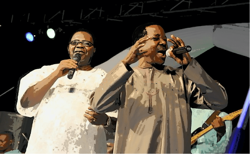 Ebenezer Obey and his exploits in the world of Juju music 12 Obey and Sunny. png