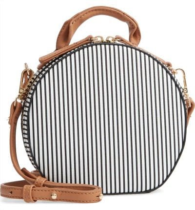 Monochromatically fab… 18 striped circle purse