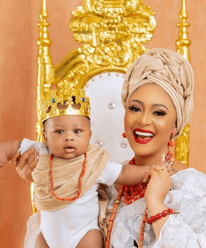 First photos of Olakunle Churchill and Rosy Meurer’s son 7 Screenshot 20210921 094003