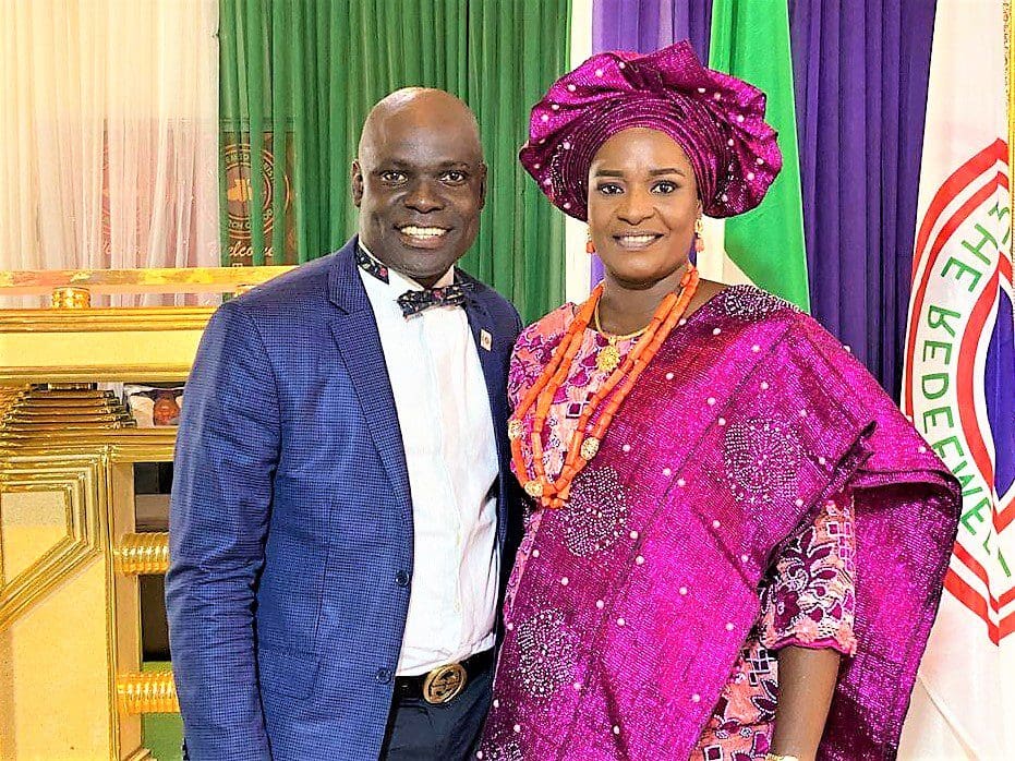 Adeola and husband Deacon Valentine Oni