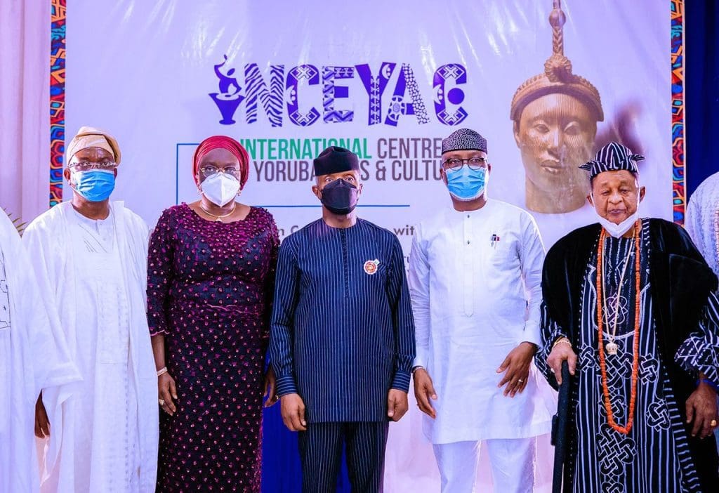 Presentation and launch of Yoruba World Centre 6 Osinbajo 5