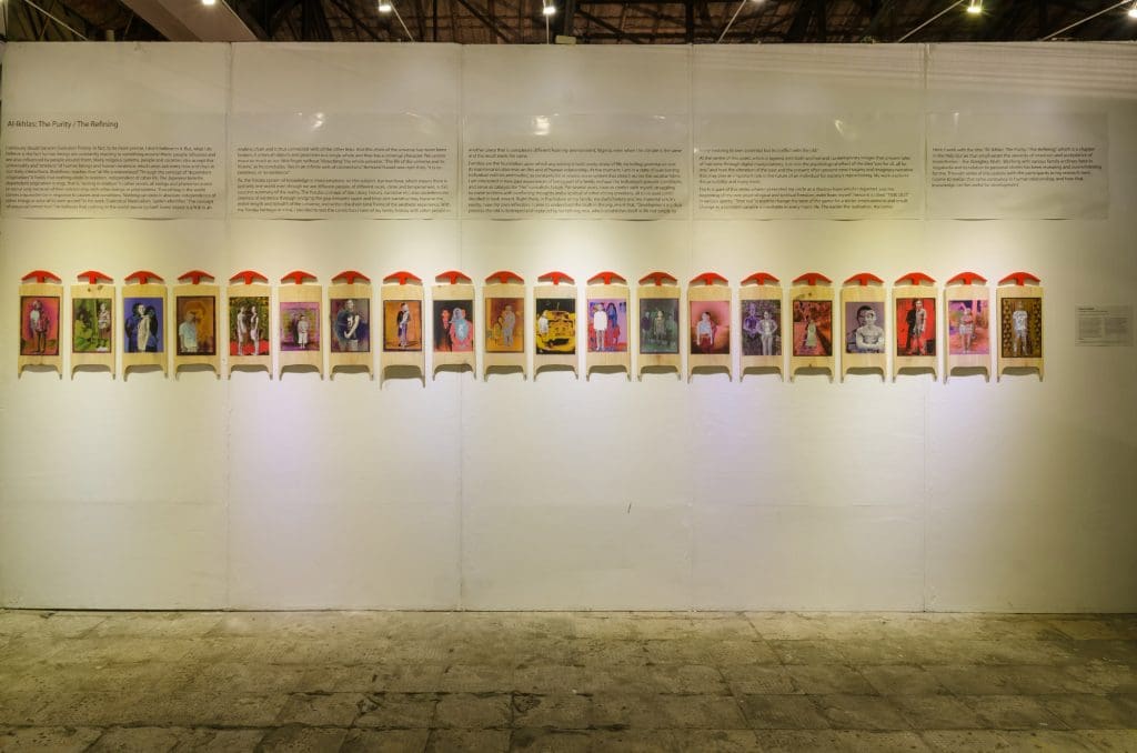 Photographer, conceptual artist, Aderemi Adegbite opens exhibition at CCA Lagos 9 Aderemi Adegbite Al Ikhlas. The Purity The Reading Photography on Islamic Slates. Photo Credits Kelas Pagi Yogyakarta and Jogja Biennale XIII 1