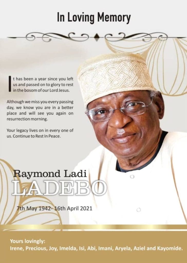 Ladi Ladebo... Recalling the 'screen major,' one year after 8 705ee4de 966d 4ad9 b958 acfa4fd18b86
