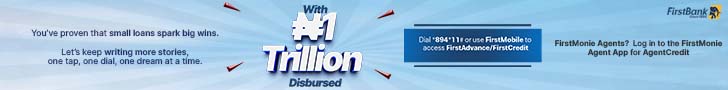 New Fiesrt Bank Banner Ad 728 x 90 Trillion Ad