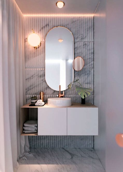 The bathroom as a 'chic' 7 7116021289036af1516331cd9c69b97d 2