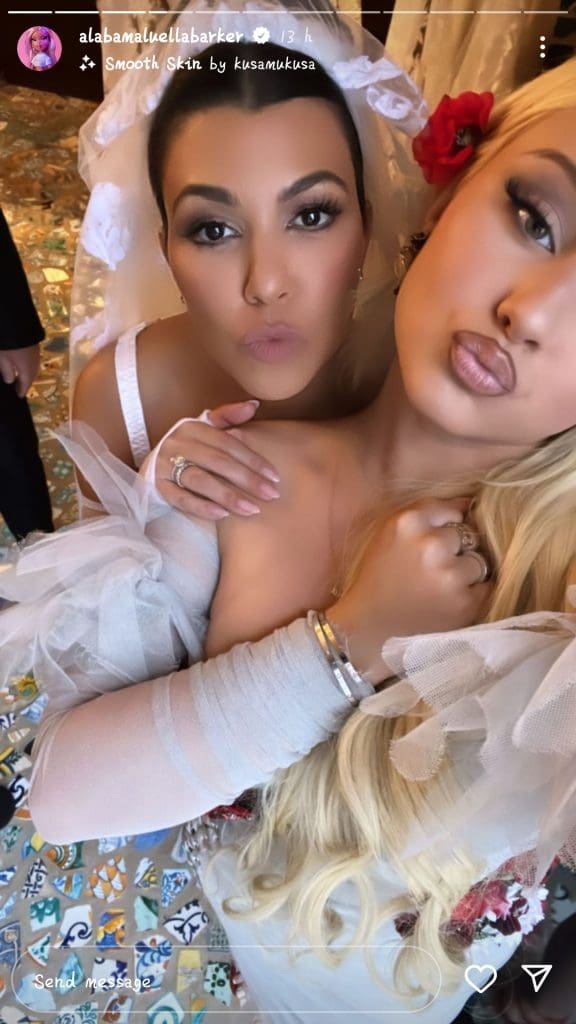 Kourtney Kardashian, Travis Barker wed In Italy 6 Screenshot 20220523 074920 Instagram