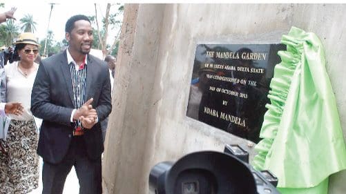 Nelson Mandela Park... a shy, beautiful bride in Asaba 8 ndaba mandela 5