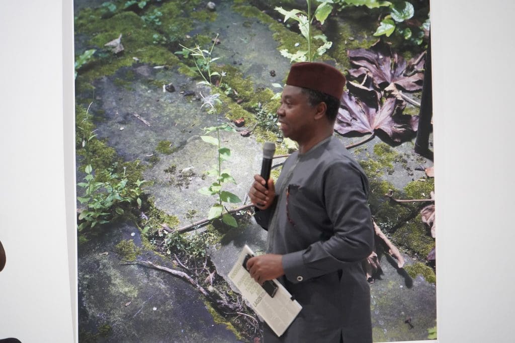 When Abubakar Ibrahim, Jude Idada held reading court with Tillmans’ ‘Fragile’ as photographic backdrop at Art Twenty One, Lagos 7 Andy Odeh