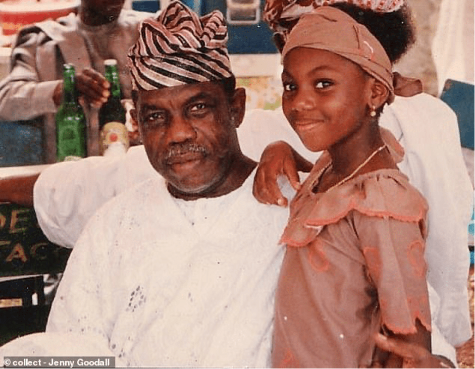 Kemi with grandfather
