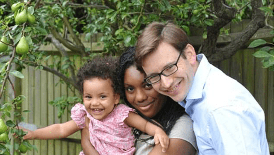Kemi with her husband
