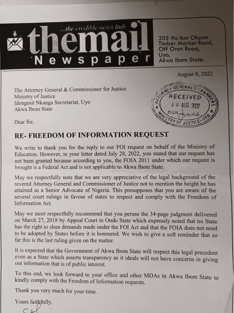 INVESTIGATION: Govt's questionable priorities fuel prevalence of out-of-school children in Akwa Ibom State 25 ICIR 17 FOI