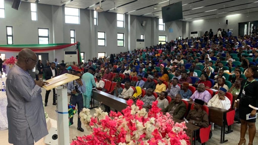 <strong>"God When!?"</strong> 6 LASU students at the lecture August 10 2022 1