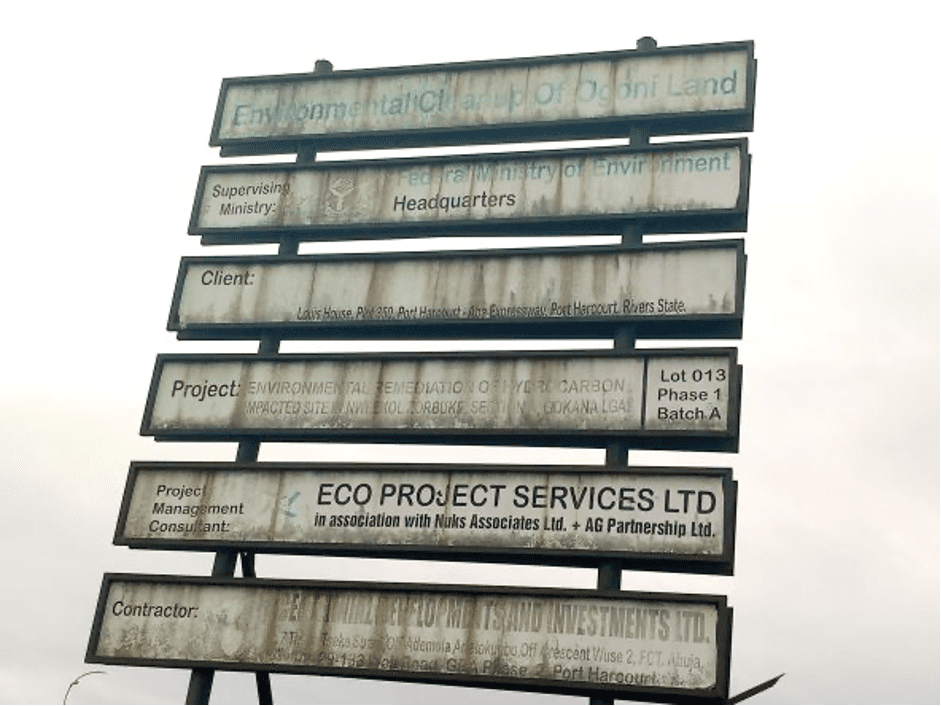 Ogoni Oil Spill: Floundering Clean-up roadmap and tales of anguish of oil communities 6 Ogoni 2