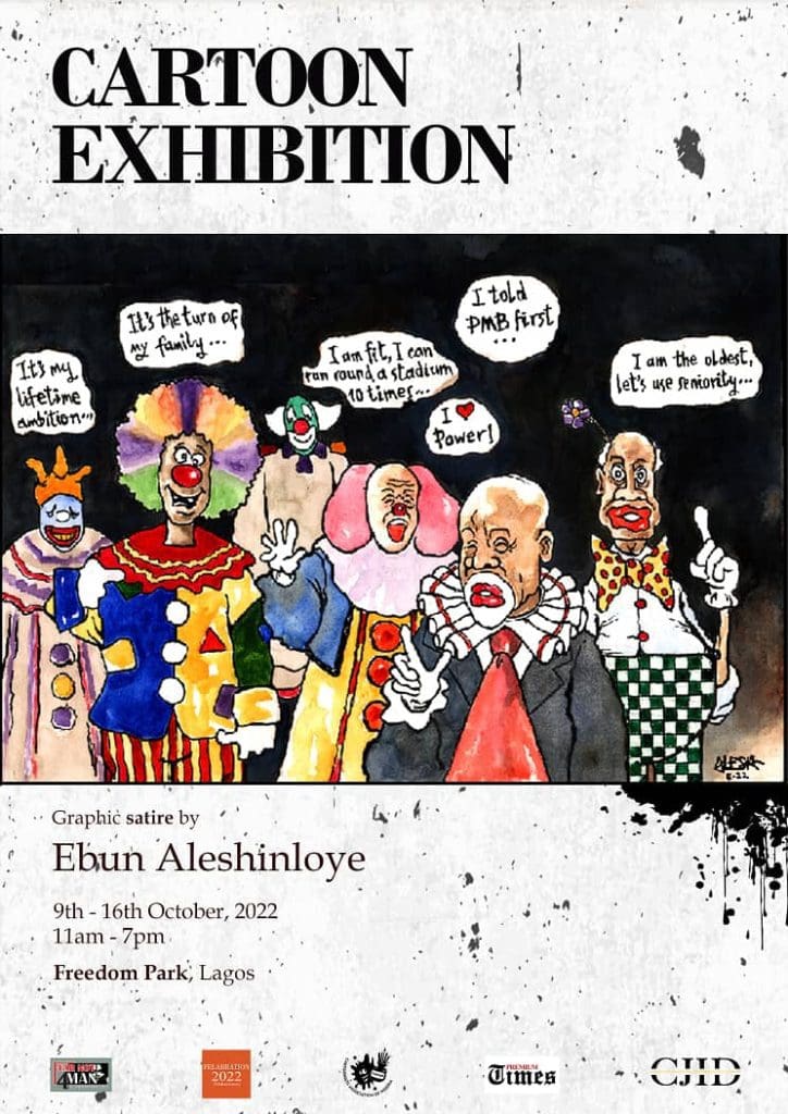 FELABRATION 2022: Cartoonist, Aleshinloye exhibits at Freedom Park, Oct 9-16 6 98976c9d 032e 43fc a3a0 841db24d71c4 copy