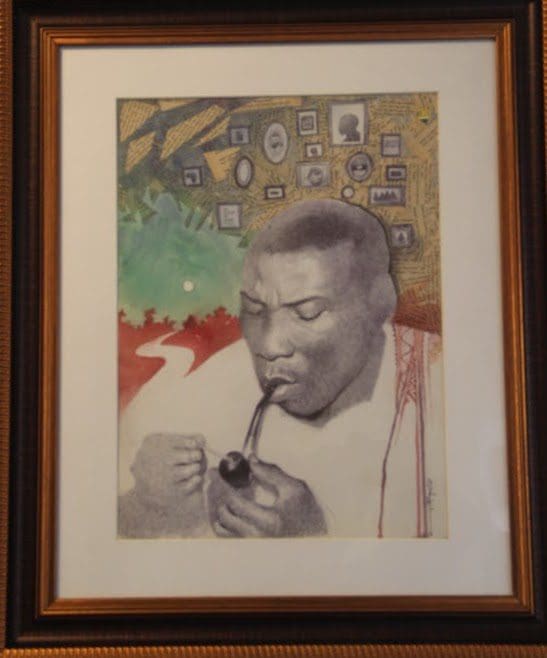 Celebrating Christopher Okigbo in 'Songs for the Weaverbirds' at LABAF 24.0 7 Okigbo artwork 2