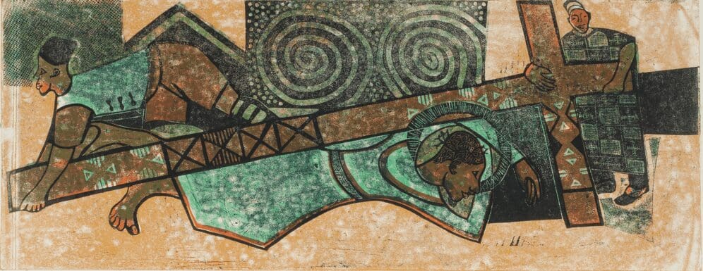 Nonagenarian artist Onobrakpeya to be celebrated at High Museum of Art, Atlanta, April 8 6 Station of thecross by OnobrakpeyaI 1