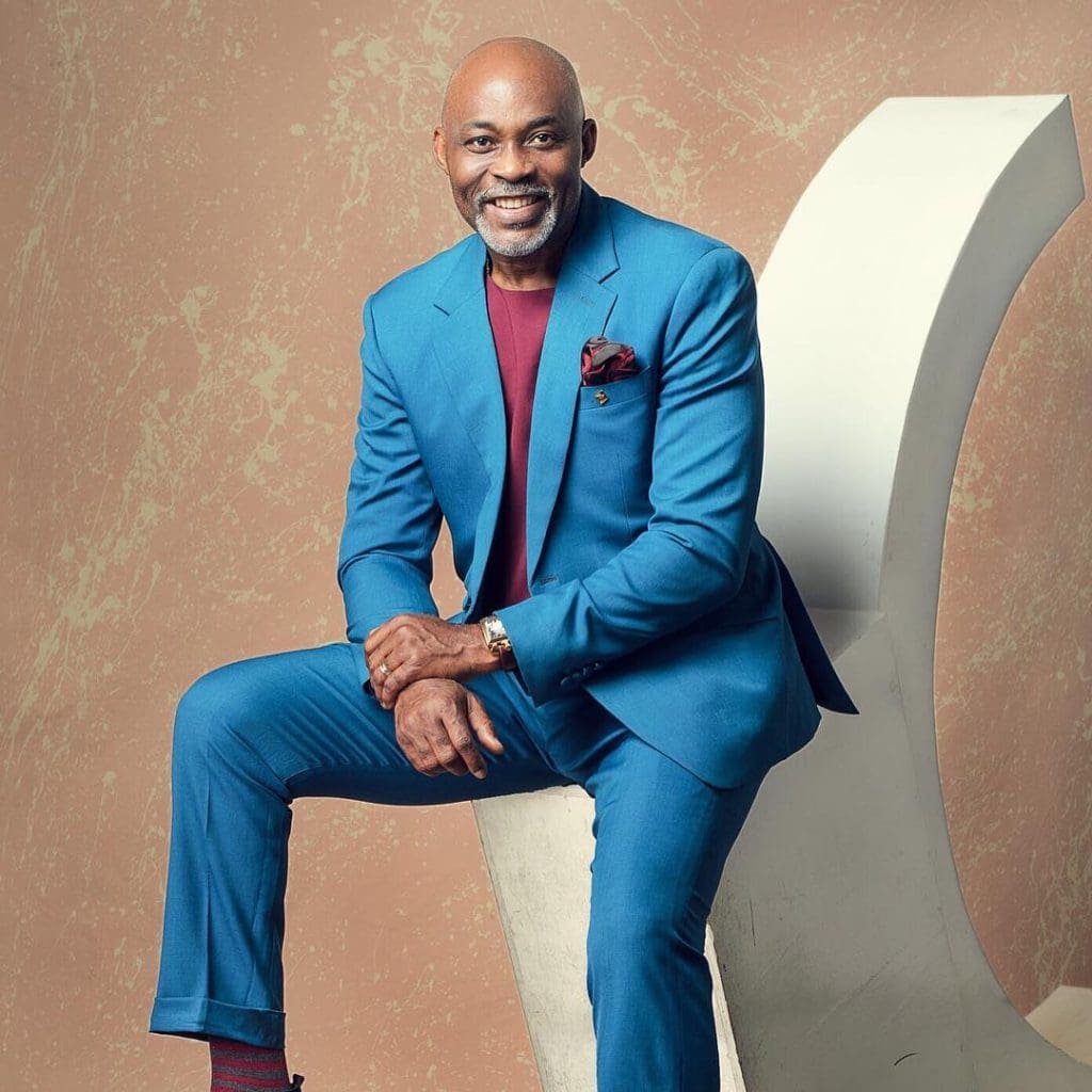 The Lion@89... from his stage and screen 'jewels' 8 Richard Mofe Damijo in a suit Photo Serious Mata