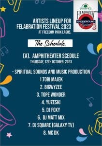 'FELABRATION 2023'... Abami Eda's spirit revisits, triggers creative parties around Lagos 33 DAY 4 AMPHITHEATRE 4