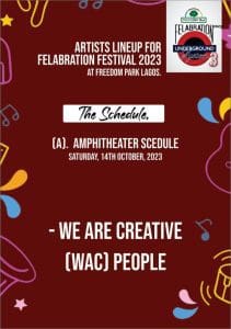 'FELABRATION 2023'... Abami Eda's spirit revisits, triggers creative parties around Lagos 35 DAY 6 AMPHITHEATRE 3