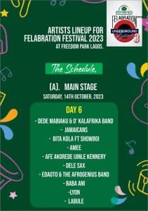 'FELABRATION 2023'... Abami Eda's spirit revisits, triggers creative parties around Lagos 28 DAY 6 MAIN