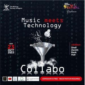 MUSON Festival 2023... Ogunbiyi, three others feature in 'My Kind of Music', Thurs. Oct 26 9 Music meets Tech 1 2