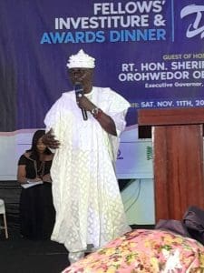 Film censors board chief, Adedayo Thomas, honoured with Theatre Fellowship award 6 Thomas Adedayo at NANTAP Investiture