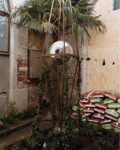Venice Biennale: In the Nigeria Pavilion, criticism meets optimism 15 Venice Precious Okoyomons steel framed work