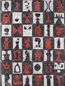 Alphabets by Onobrakpeya 1