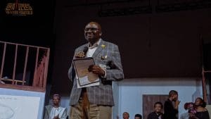 Photo 1 B VC UI Prof Kayode Adebowale making the announcement 2
