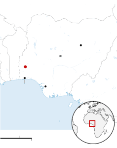 Iyake Lake Nigeria map mobile 300