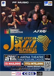 PF Music brings a rain of jazz to Terra Kulture Arena, VI, Feb 21 11 JAZZ FLYER 1