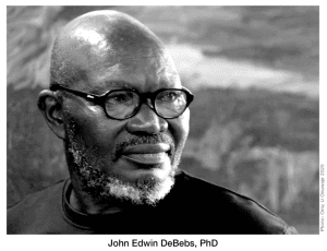 John Edwin DeBebs... a big mask returns with The Mangroves 9 JOHN EDWIN DEBEBS
