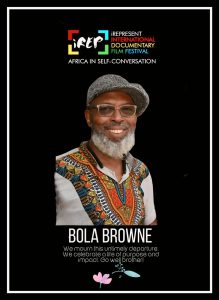 DJBola Browne, Freedom Park’s Director of Progs, buried in colours 37 RAYBEEE IREP