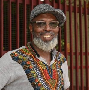 DJBola Browne, Freedom Park’s Director of Progs, buried in colours 35 Raybee 3
