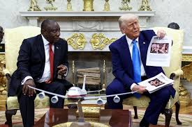 Trump and Ramaphaosa