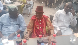 Agbeyegbe... Rain of applause for a "man of all theatre seasons" 8 Fred Opadokun and guest